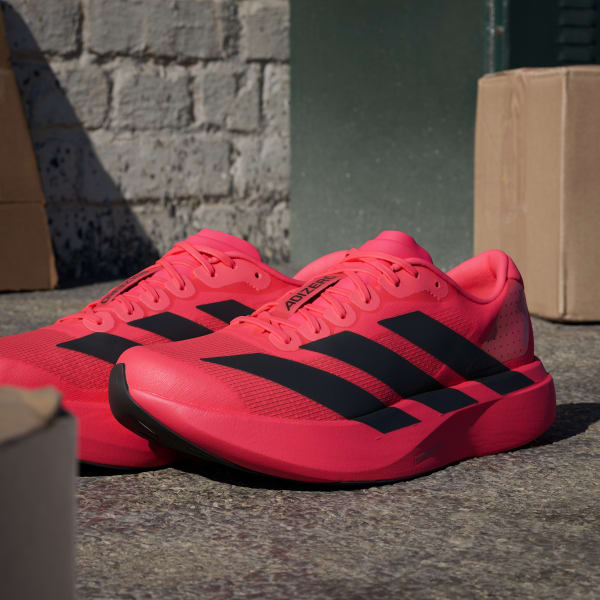 adidas Adizero EVO SL Shoes - Red | Free Shipping with
