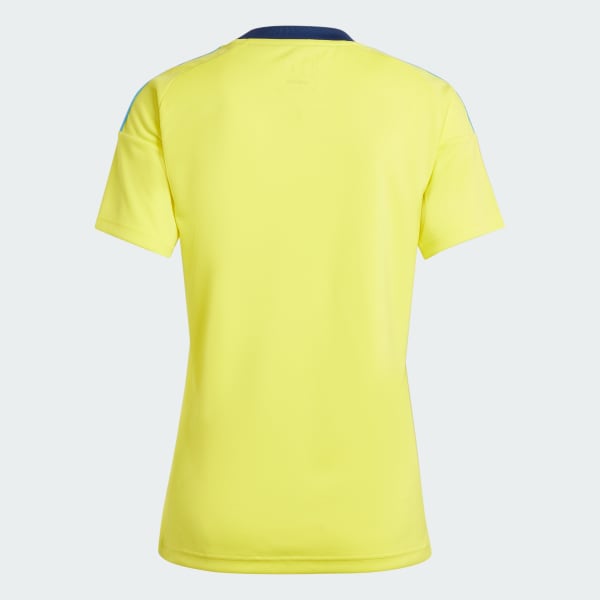 Geel Zweden 24 Fan Thuisshirt