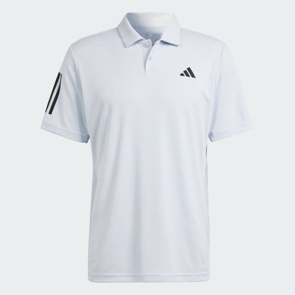 Mau-xanh-da-troi Áo Polo Tennis 3 Sọc Club
