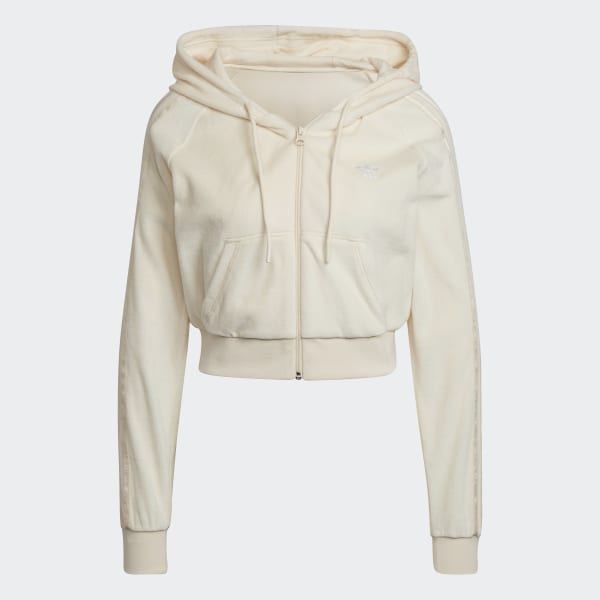 Adidas crop zip hoodie new arrivals