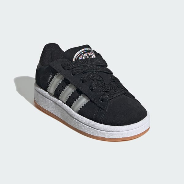 Negro Zapatillas Campus 00s Luces Led Comfort Closure Pasadores Elásticos