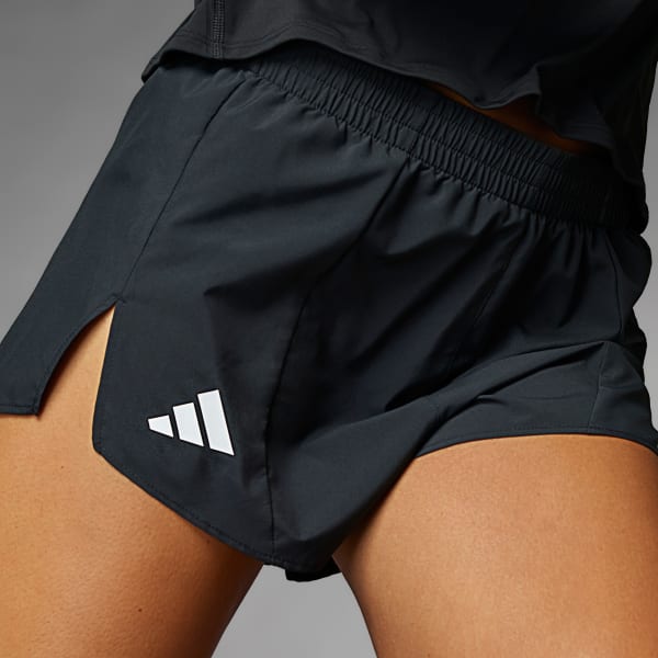 Black Adizero Essentials Running Short
