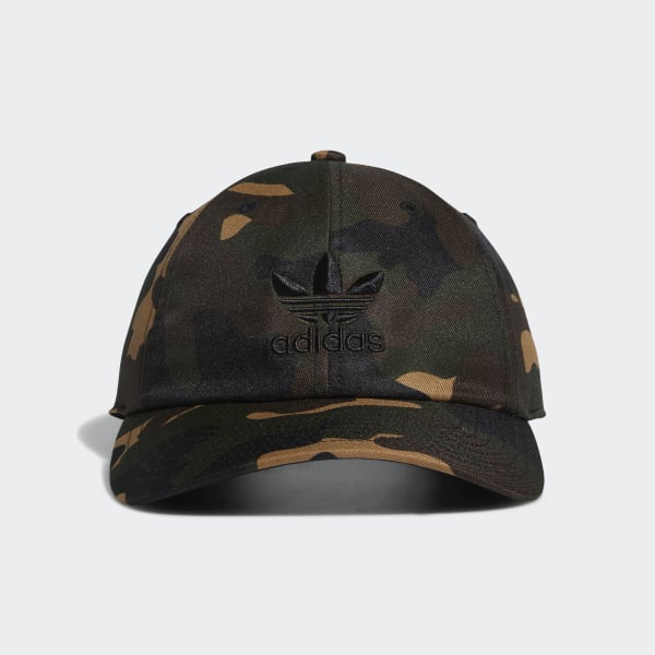 Green Relaxed Camo Trefoil Hat EY3692X