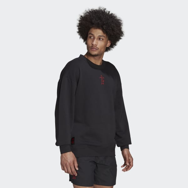Μαύρο Manchester United Graphic Crew Sweatshirt