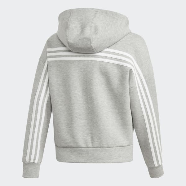 grijs Must Haves 3-Stripes Hoodie