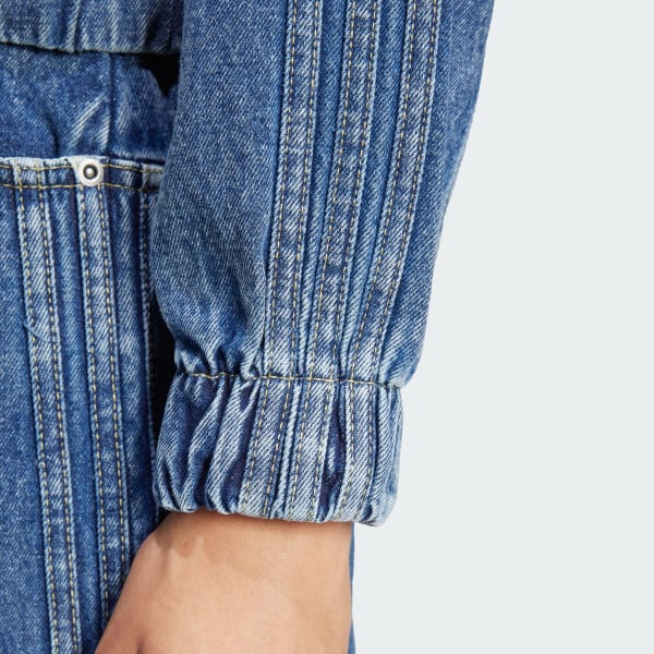 【oka】adidas エッセンシャルズ デニム セットアップ アディダス プレミアム エッセンシャルズ デニム トラックトップ