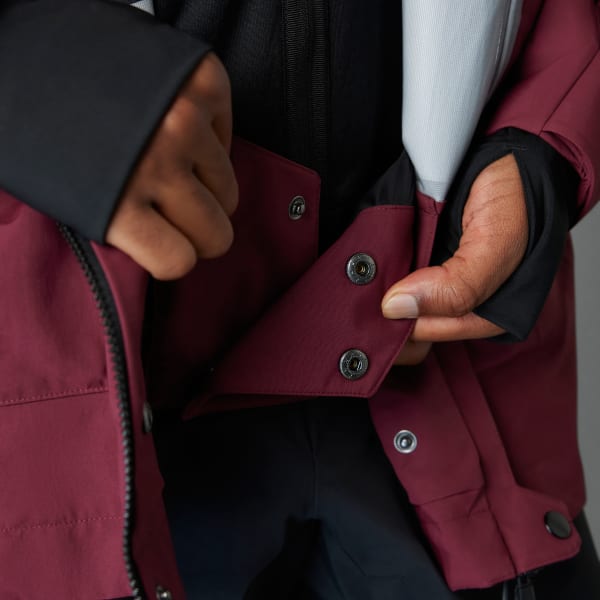 Purpurová Bunda Terrex Techrock 3-Layer Post Consumer Nylon RAIN.RDY