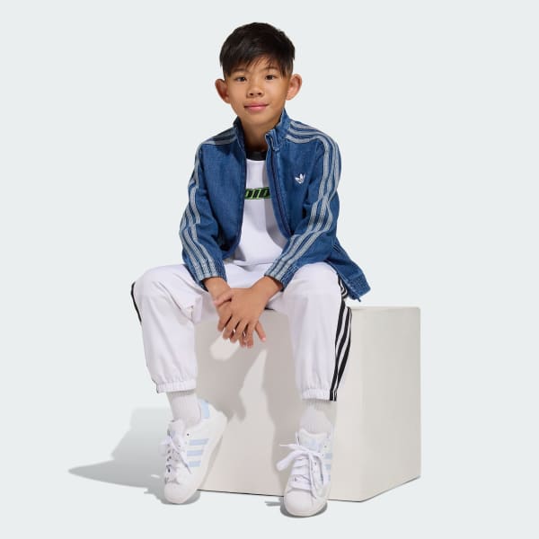 Blu TRACK TOP FIREBIRD DENIM