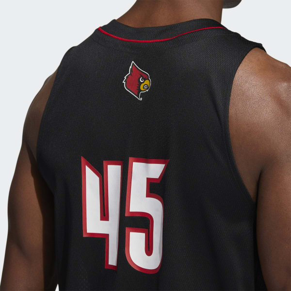 Adidas / Men's Louisville Cardinals #45 Black Swingman Replica