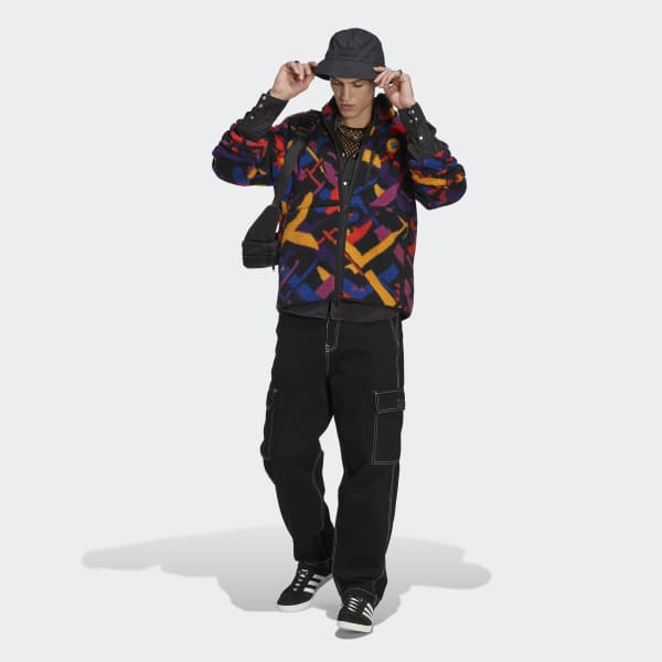 Veelkleurig Wander Hour Printed Fleece Ritsjack EKL13