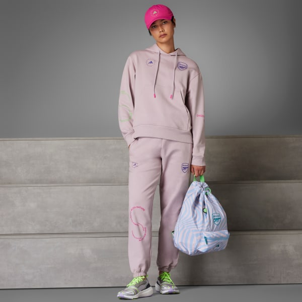 Moletinho Capuz Arsenal x adidas by Stella McCartney - Roxo adidas