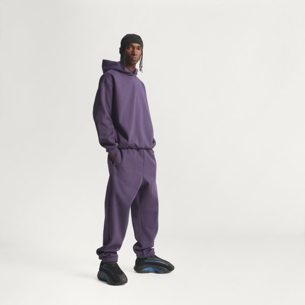 Μωβ adidas Basketball Fleece Joggers (Gender Neutral)