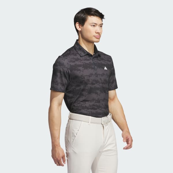Grey Ultimate365 HEAT.RDY Stripe Polo Shirt