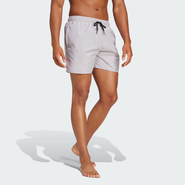 Μπλε Stripey Classics Swim Shorts Short Length