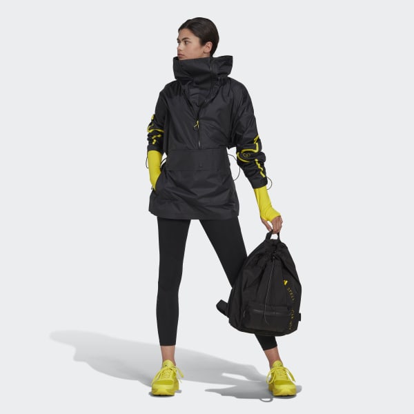 cierna Bunda adidas by Stella McCartney Half-Zip Mid-Length JLV89