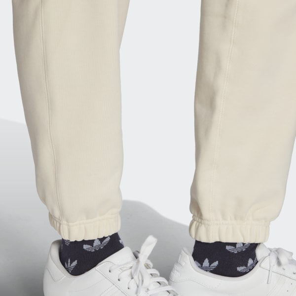 adidas Premium Essentials Fleece Pants - Beige, Men's Lifestyle