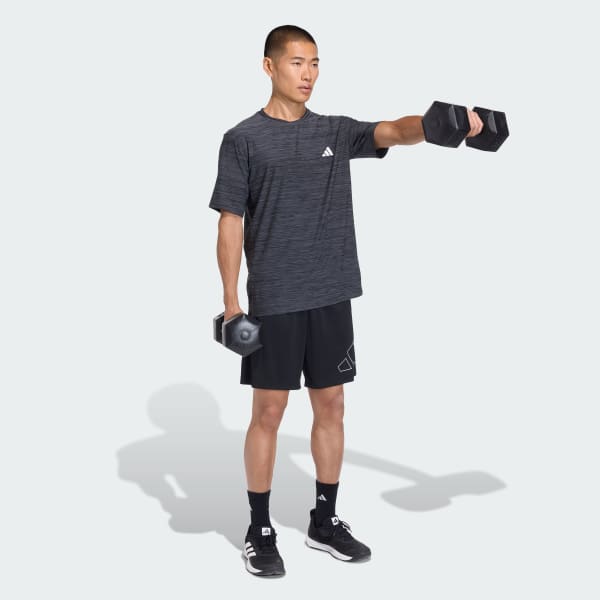 Black WORKOUT ESSENTIALS FLEX T-SHIRT