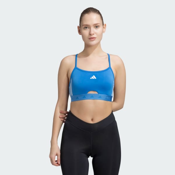 Blue AEROIMPACT LIGHT SUPPORT HYGLAM BRA