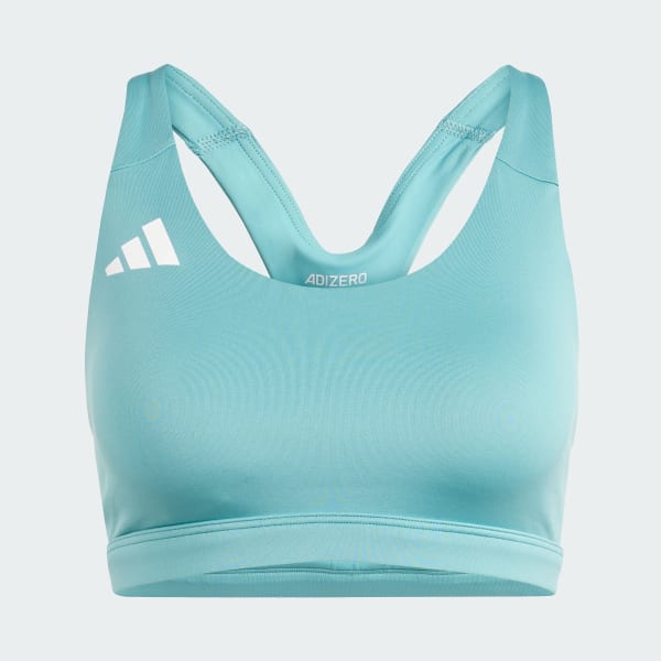 Turkis Adizero Essentials Run Medium Support Bra