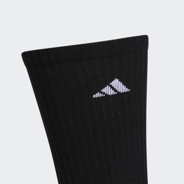 Black Cushioned Crew Socks 3 Pairs