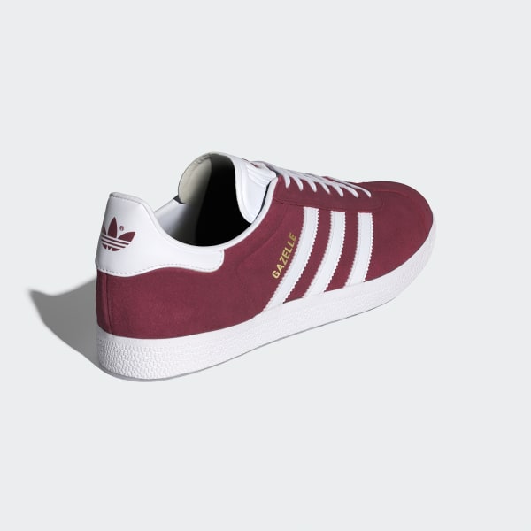 adidas gazelle cream and burgundy