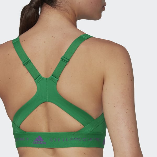 Gron adidas by Stella McCartney TruePurpose Medium Support Bra DL559