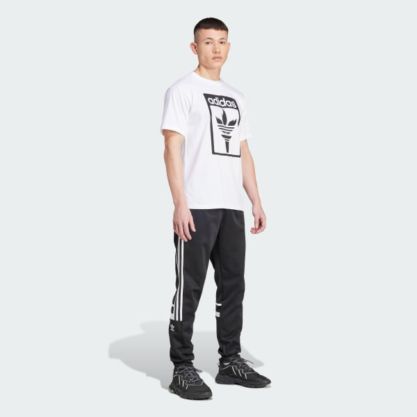 ホワイト トレフォイル トーチ Tシャツ