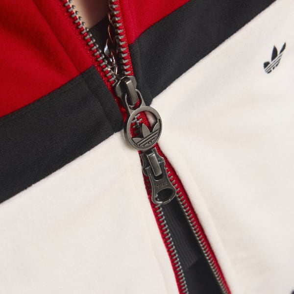 adidas Blocking Track Jacket - Red | Free Shipping with adiClub
