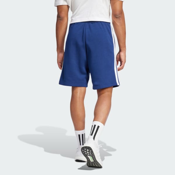 Essentials 3-Stripes Fleece Shorts
