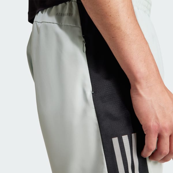 adidas Men's Own The Run Split Shorts, Black/Reflective Silver, XX-Large at   Men's Clothing store