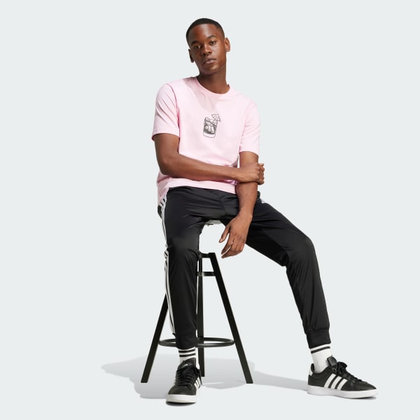 Pink Lounge Drink Graphic Tee