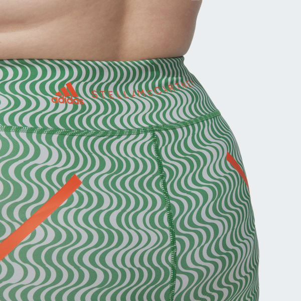 groen adidas by Stella McCartney TruePurpose Printed Fietslegging (Grote Maat) QY850