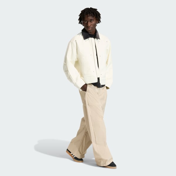 Beige PREMIUM ESSENTIALS WIDE PANTS