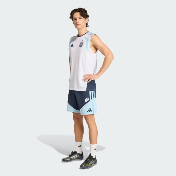 Blanco Camiseta sin mangas de entrenamiento Tiro Pro de la Selección Argentina 26