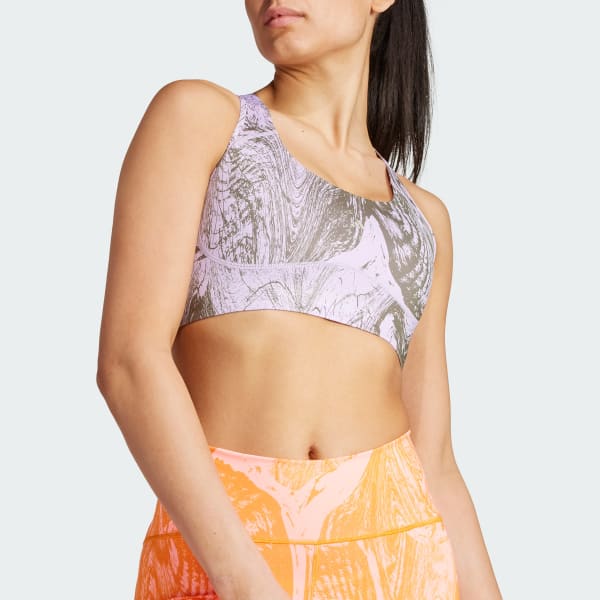 Roxo Sutiã Power Impact True Purpose adidas by Stella McCartney