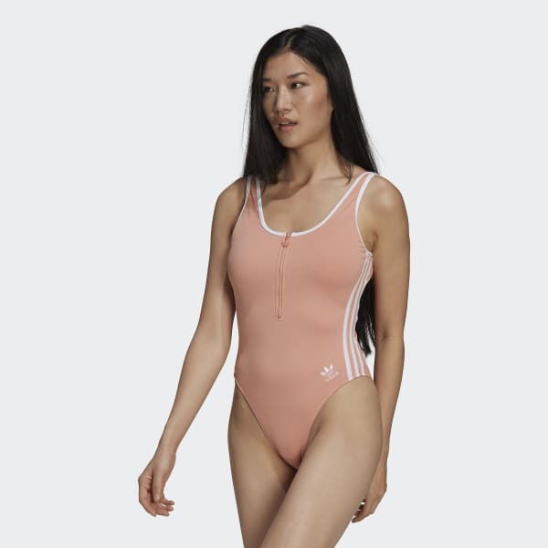 Men tømmerflåde arkiv adidas Adicolor Classics Primeblue Swimsuit - Pink | Women's Swim | adidas  US