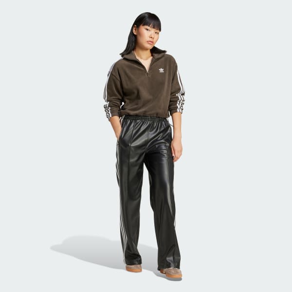 Green Polar Fleece 1/2 Zip Loose Sweatshirt