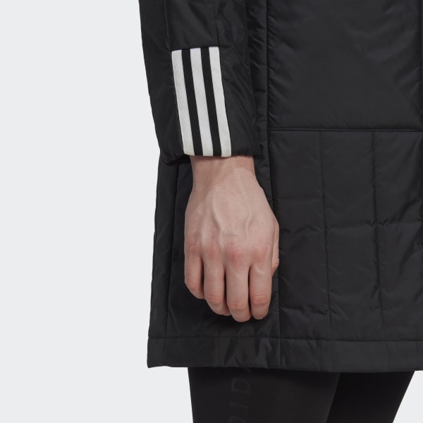 Black Itavic 3-Stripes Seasonal Coat CX514
