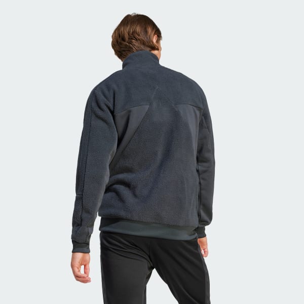 Half-Zip adidas adidas Deutschland - Tiro | Fleece Grau Sweatshirt