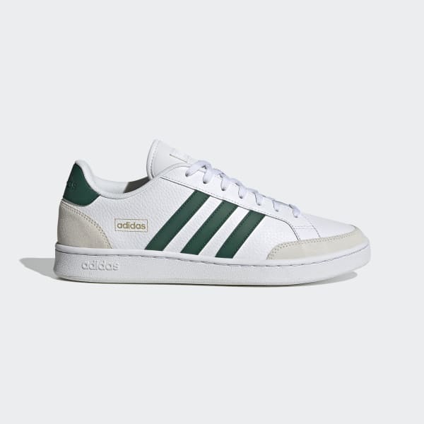 Tenis adidas blancos con rayas verdes 2025