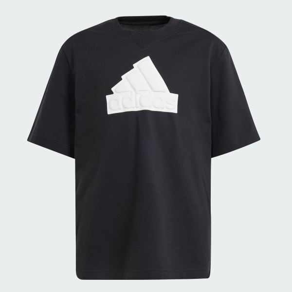 Negro Playera Future Icons Logo Piqué