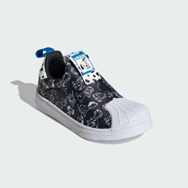 Black adidas Originals x Disney 101 Dalmatians Superstar 360 Shoes Kids