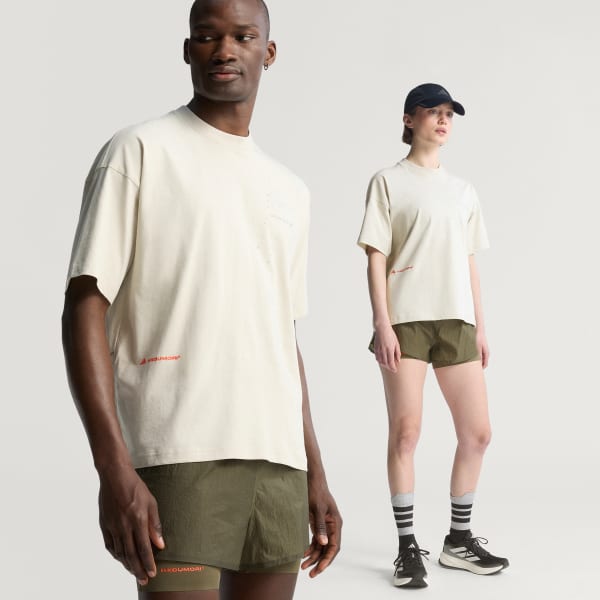 bézová Unisex bežecké tričko Adi365 H.Koumori