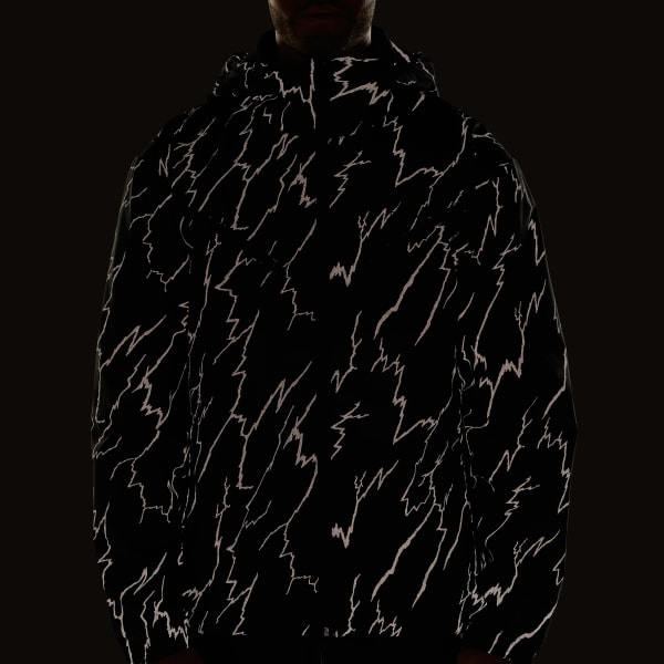 Montreal Allover Print Windbreaker