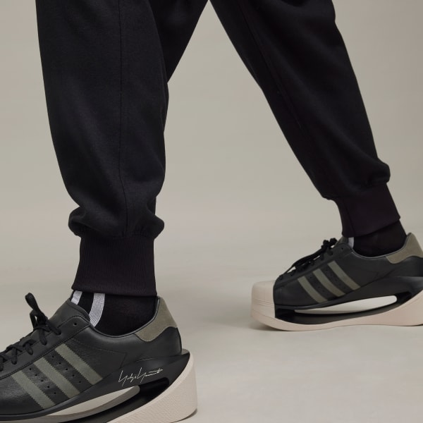 Y-3 WOOL FLANNEL CUFFED PANTS