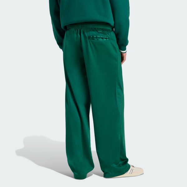 Yesil Varsity Açık Paça Bol Eşofman Altı