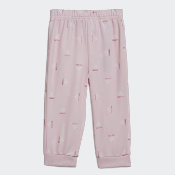 Pink Brandlove Shiny Polyester træningsdragt