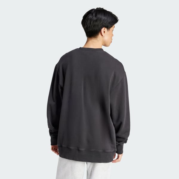 Adidas outline crewneck sweatshirt 2025