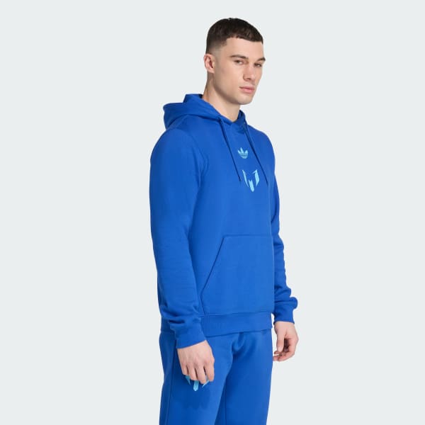 Bleu Sweat-shirt à capuche Messi