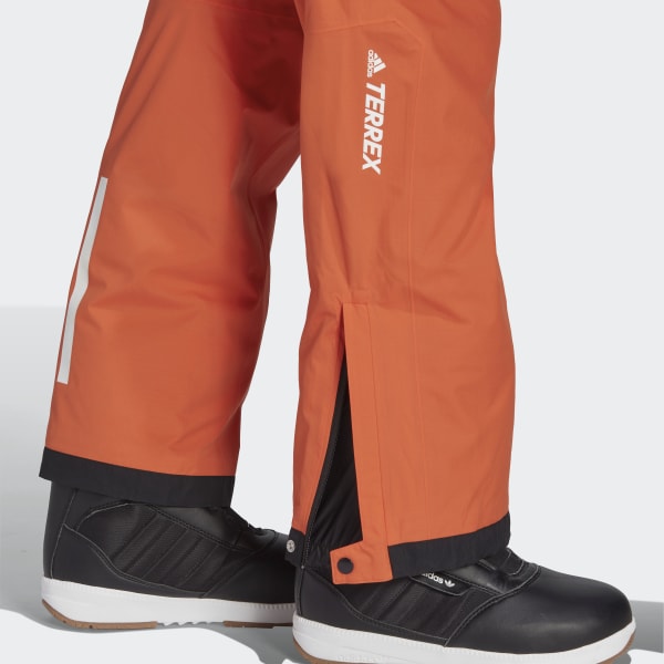 Pomarańczowy Resort Two-Layer Insulated Bib Pants